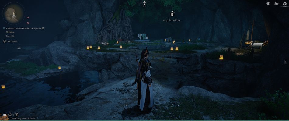 Where Winds Meet: The area where the goddess's items are located