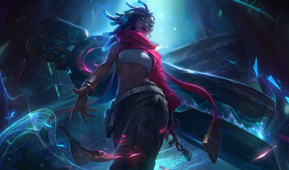 True Damage Senna splash art