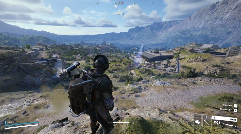 Arc Raiders gameplay screenshot showing large map