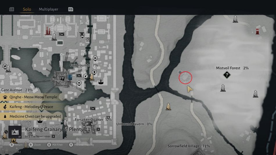 Where Winds Meet: The quest starting location