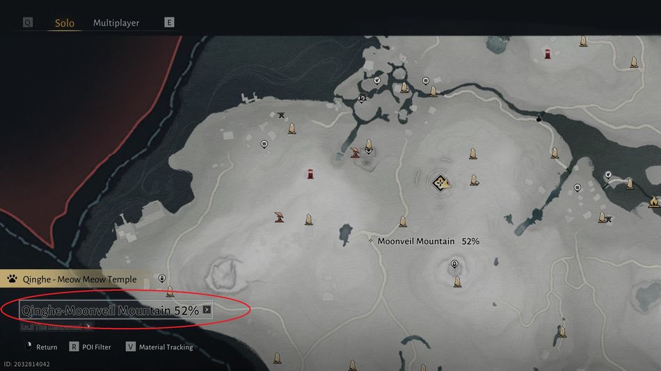 Where Winds Meet: Click this to check out everything you collected inside the specific region so far