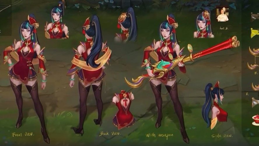 Firecracker Caitlyn concept art