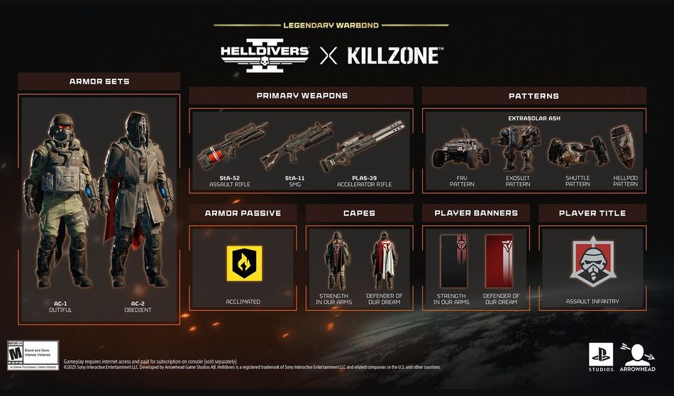 Helldivers 2 x Killzone Legendary Warb
