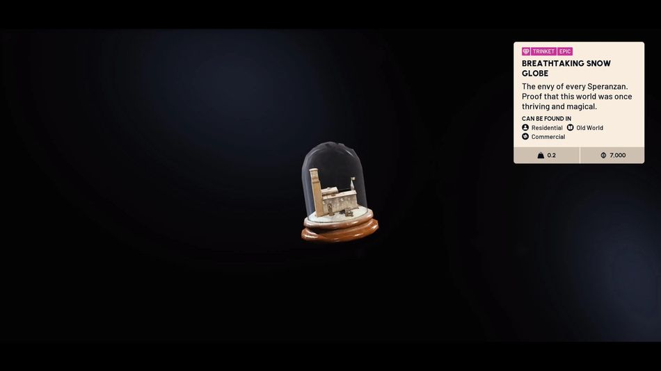 Breathtaking Snow Globe Trinket in Arc Raiders