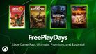 Four games available for free download on Xbox through Free Play Days: Fallout 76, For Honor, Dead by Daylight, and Grounded 2 (January 29 - February 1)