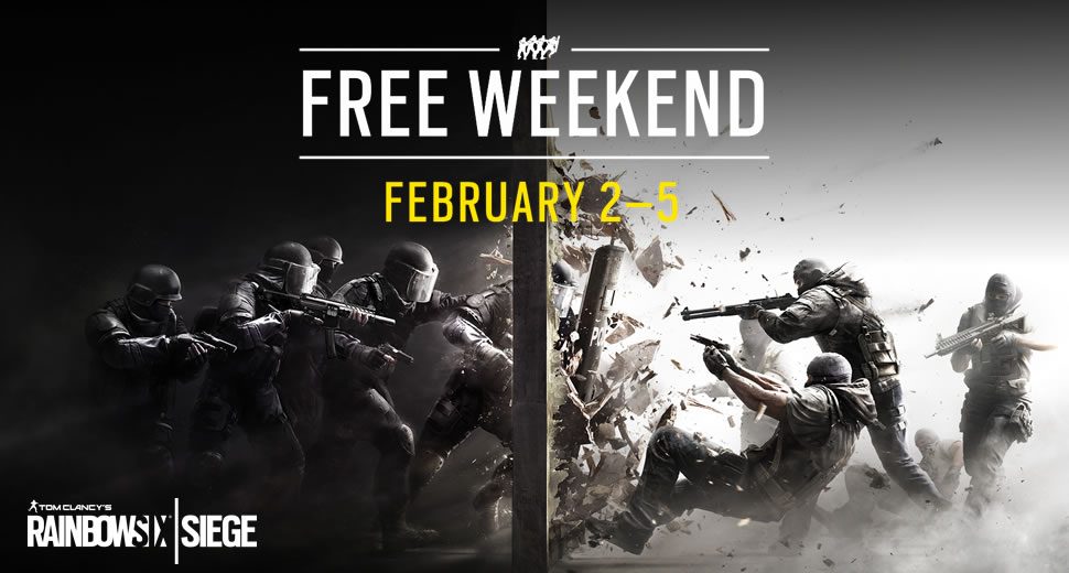 Rainbow Six Siege free weekend | AltChar