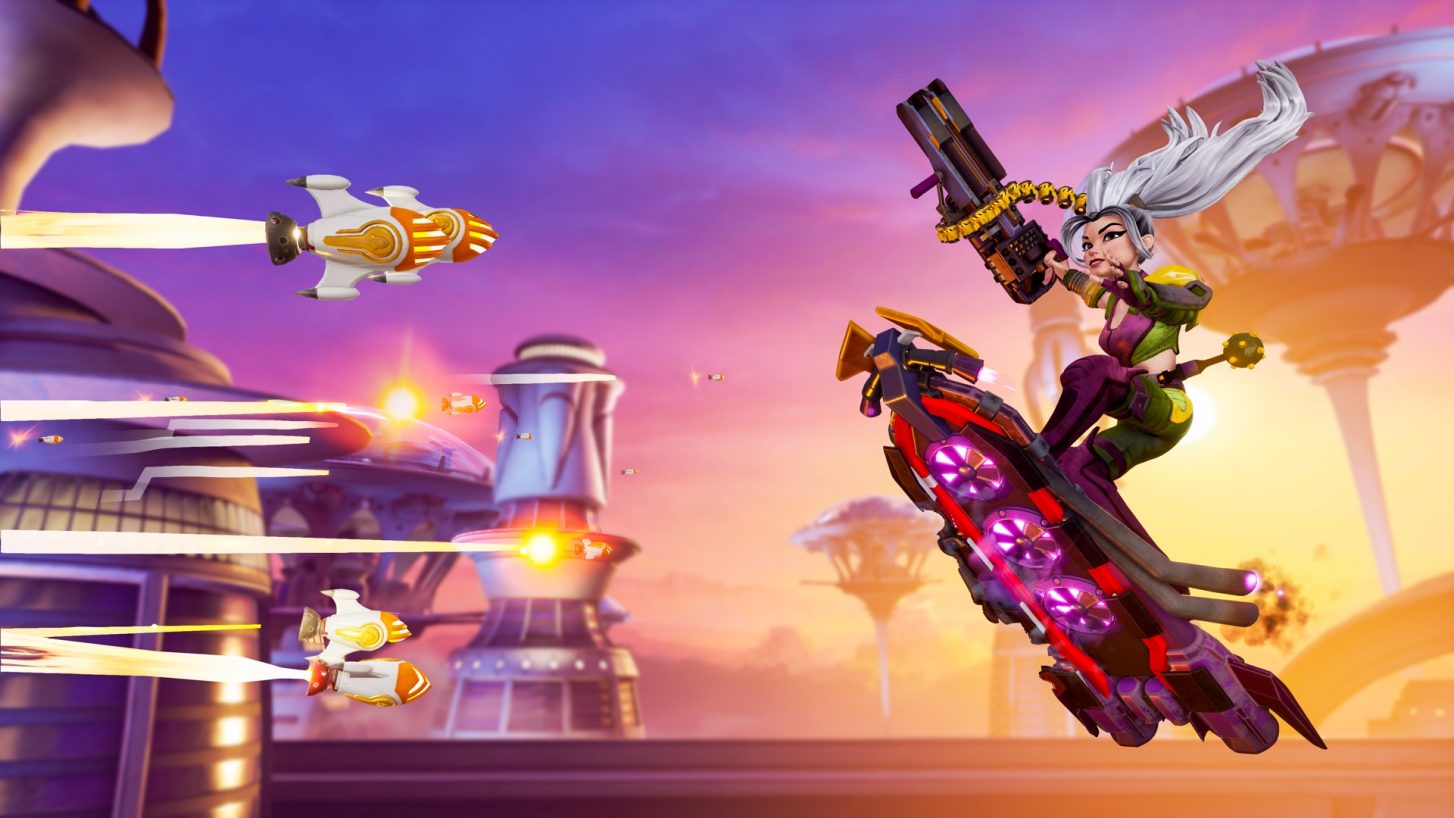Rocket Arena, fly shoot and shoot some more
