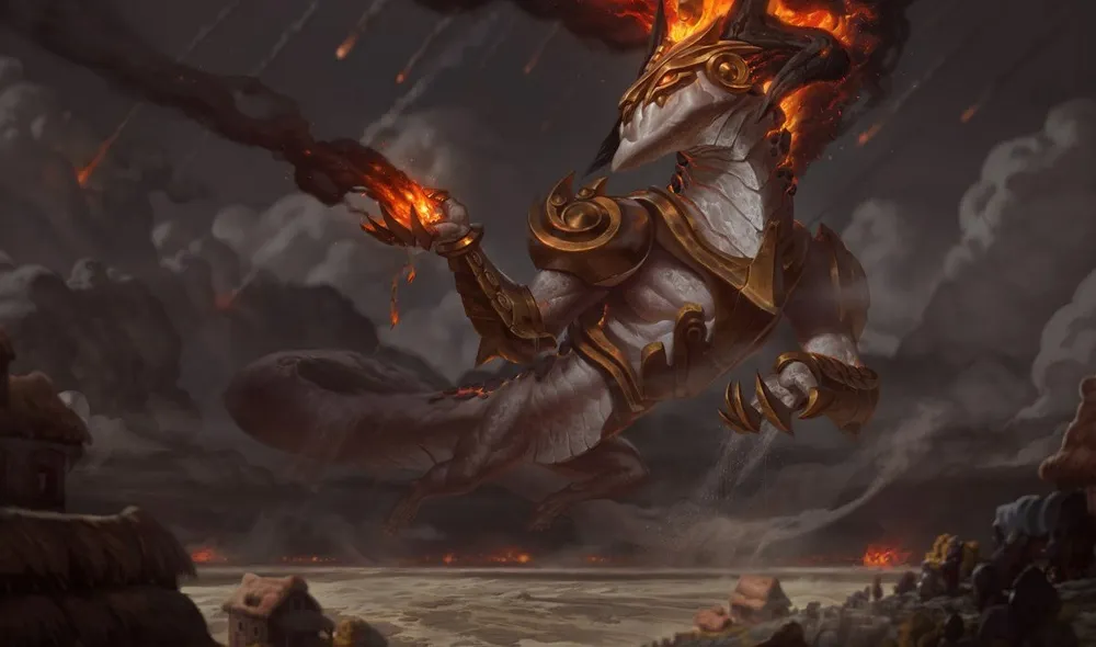 Ashen Lord Aurelion Sol splash art