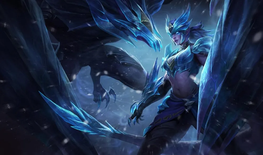 Ice Drake Shyvana splash art