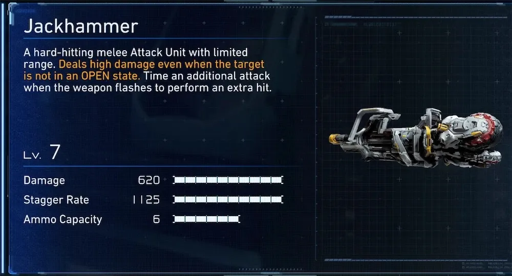 The fully upgraded Jackhammer is the weapon of choice for beating bosses on Lunatic.