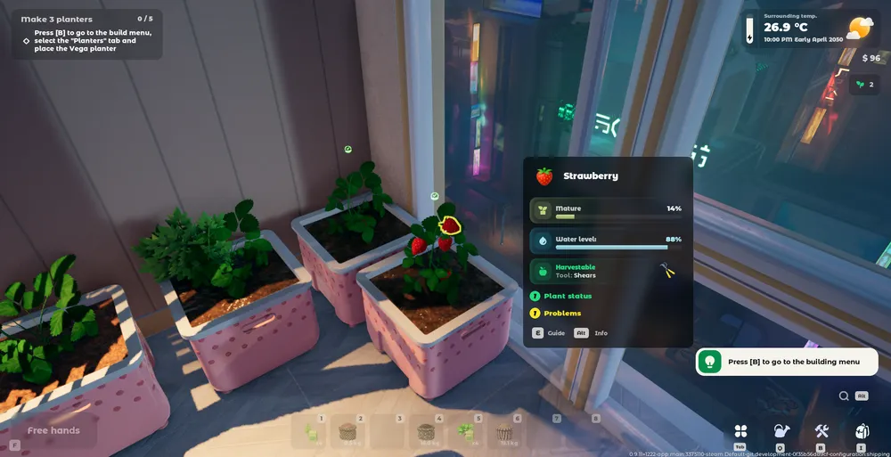 The plants have different stages, and you can check them for more info.