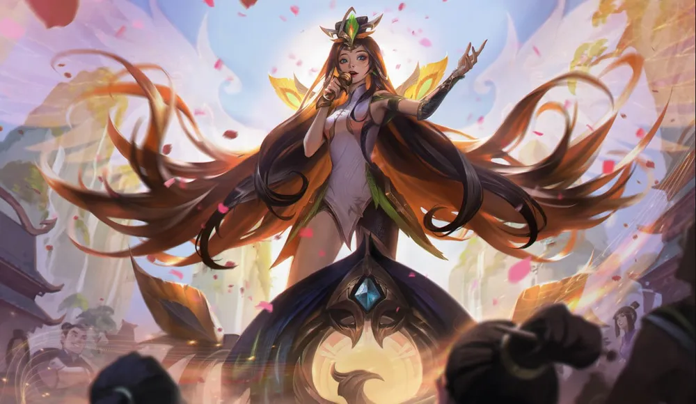 Graceful Phoenix Seraphine splash art