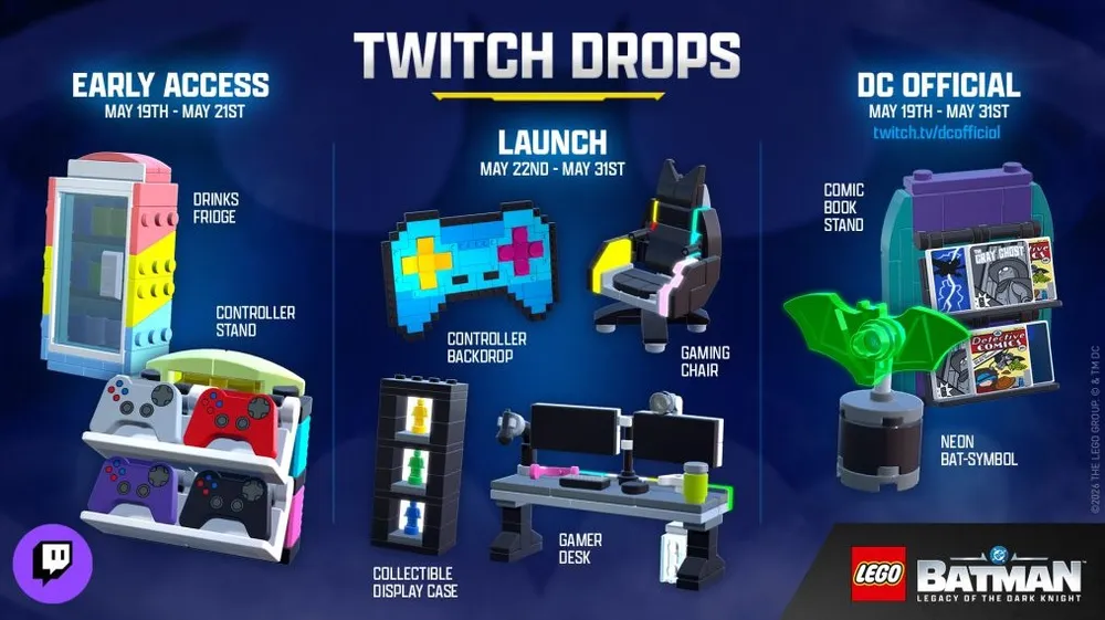 LEGO Batman: Legacy of the Dark Knight Twitch Drops