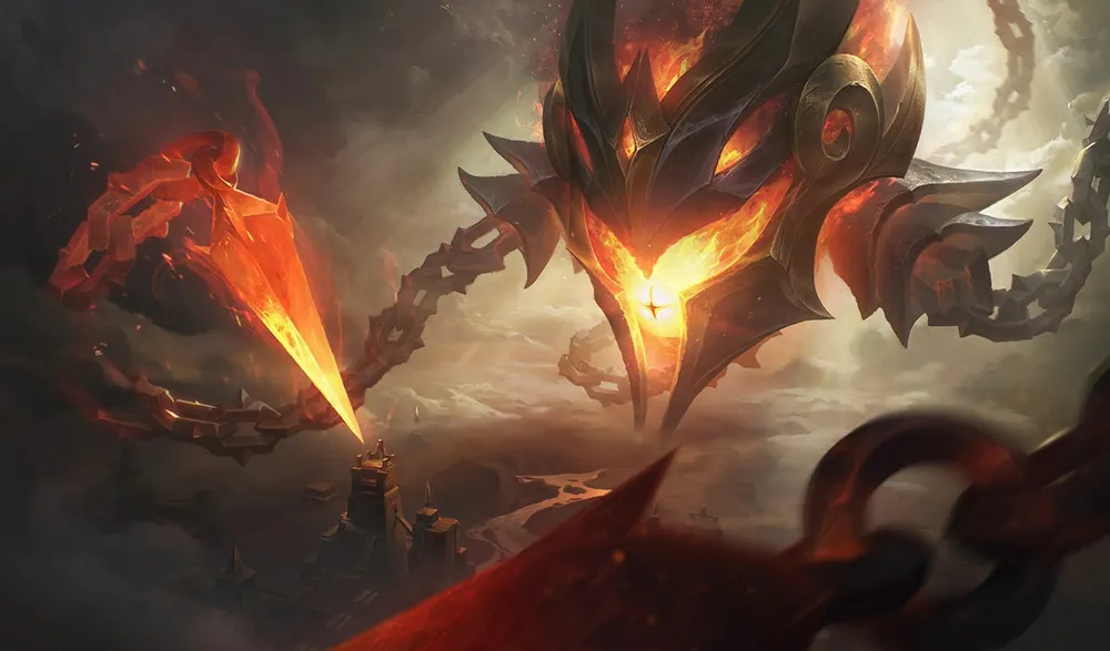 Infernal Vel'Koz splash art