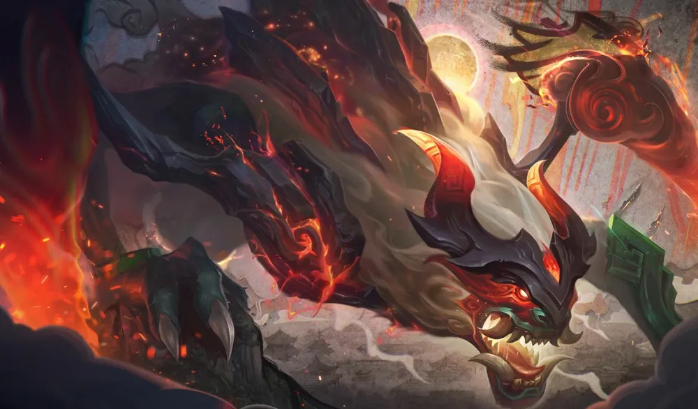 Shan Hai Scrolls Cho'Gath splash art