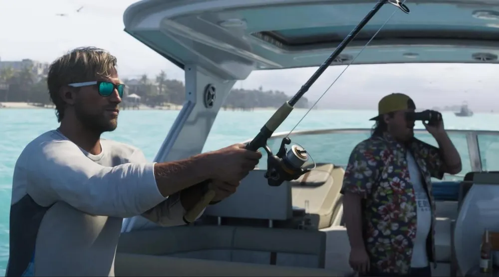 GTA 6 features highly dynamic mechanics where fish behavior responds to shifting weather patterns, the specific type of water body, and the bait you choose