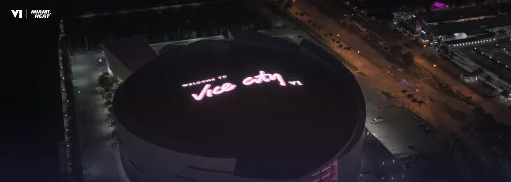 The basketball court will be transformed into "The Vice City Court" with special GTA 6-themed design for one night only