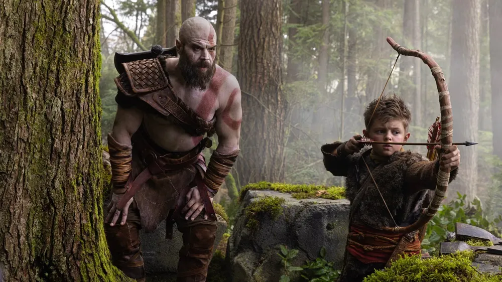 The first image of Ryan Hurst as Kratos.