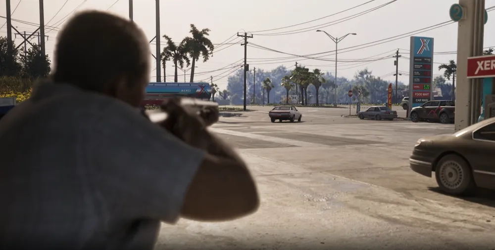 Not all parked cars can be stolen immediately; some require special tools obtained later in the story progression