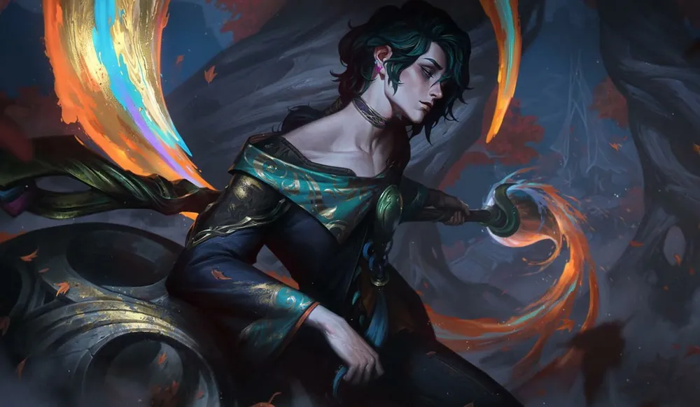 Hwei base splash art