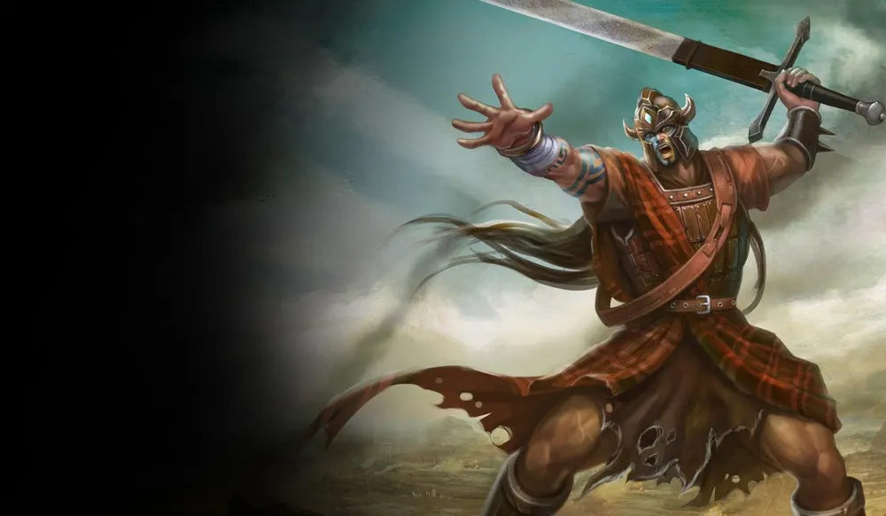 Highland Tryndamere splash art