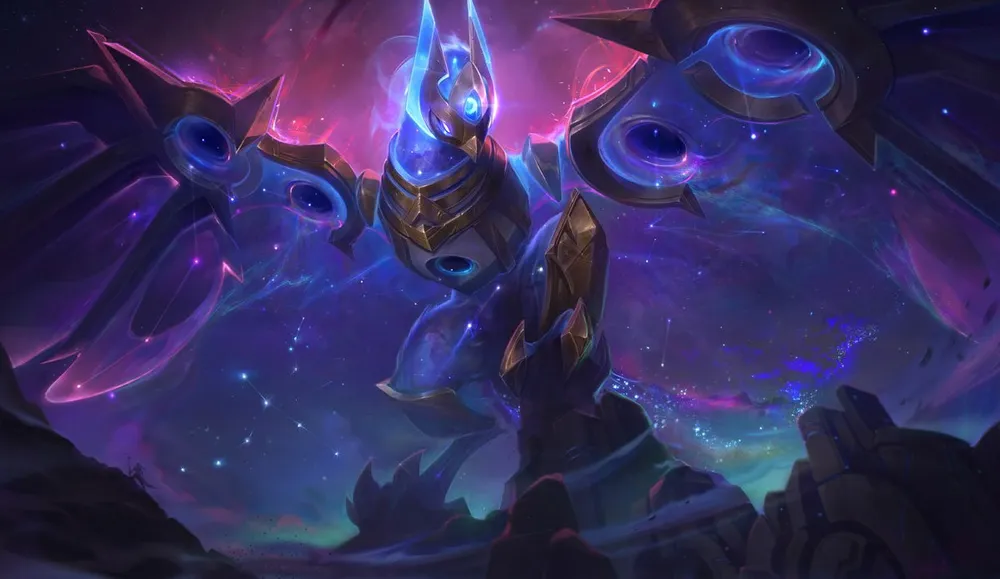 Cosmic Flight Anivia splash art