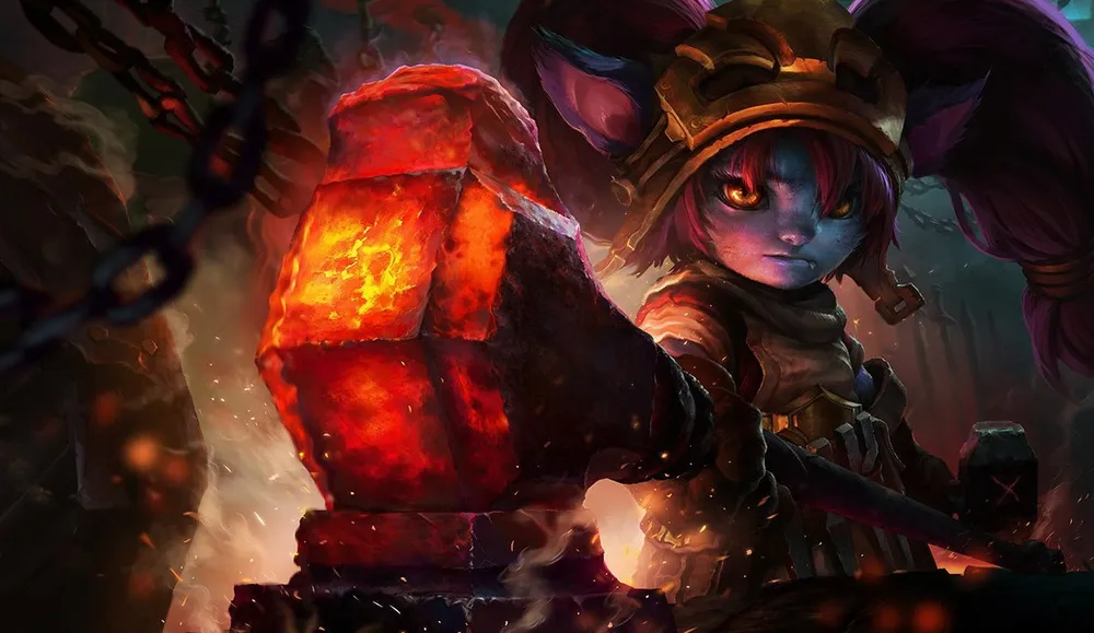 Blacksmith Poppy splash art