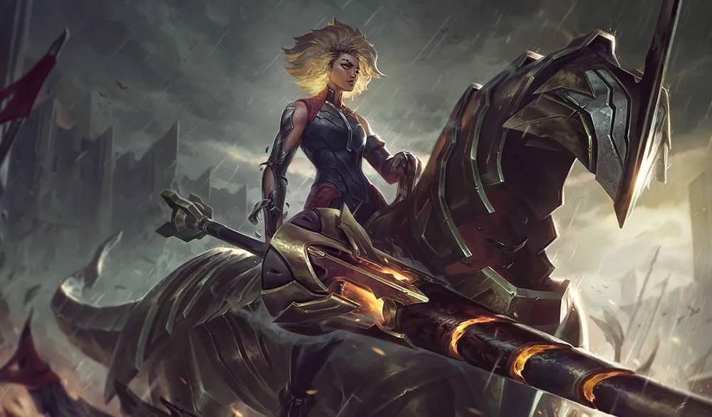 Rell base splash art