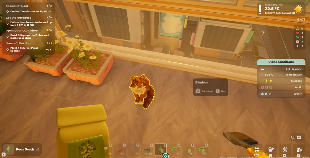 It doesn't get lonely, as you've got a tiny drone helper as well as your cute kitty cat.
