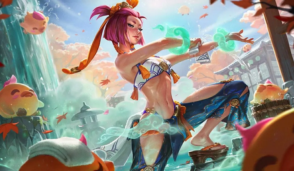 Spirit Blossom Springs Yunara splash art