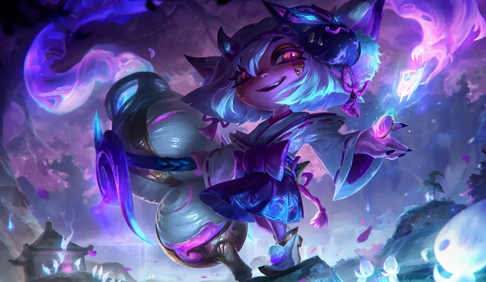 Spirit Blossom Tristana splash art